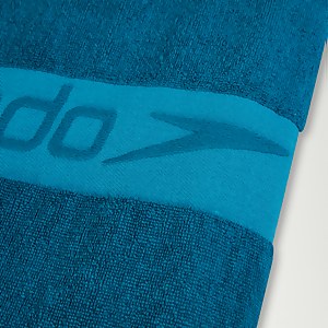 Speedo Border Towel Teal