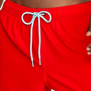 Men's Roofer Volley 16” Swim Trunks Red