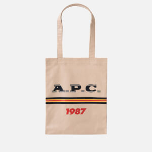 A.P.C. Lou Logo Coated-Canvas Tote Bag