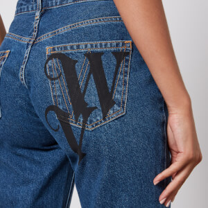 【Vivienne Westwood】 round-line denim pants Vivienne Westwood Spray Harris Indigo Denim Jeans - W27