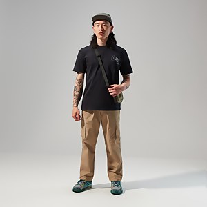 Hike Beans Short Sleeve Tee für Herren - Schwarz