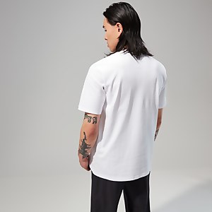 Mens Hike Pack Short Sleeve Tee - White