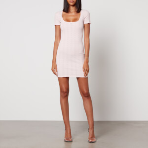 【送料関税込み】Alexander Wang MINI WOOL DRESS alexanderwang アレキサンダーワング ストレッチ ワッフルニット