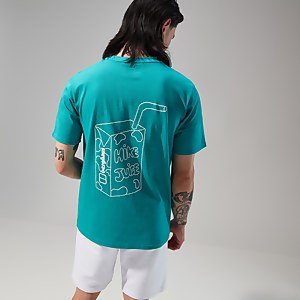Mens Hike Juice Short Sleeve Tee - Turquoise