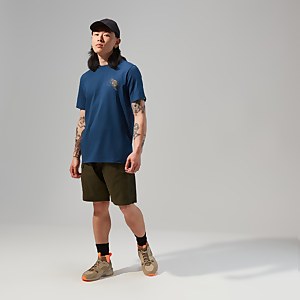 Hike Beans Short Sleeve Tee für Herren - Dunkelblau