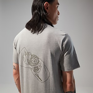 Mens Hike Beans Short Sleeve Tee - Dark Grey