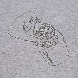 Mens Hike Beans Short Sleeve Tee - Dark Grey