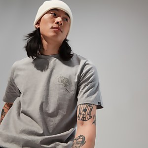 Mens Hike Beans Short Sleeve Tee - Dark Grey