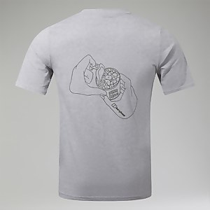 Mens Hike Beans Short Sleeve Tee - Dark Grey