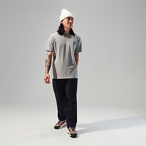Mens Hike Beans Short Sleeve Tee - Dark Grey