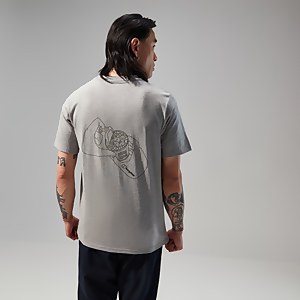 Mens Hike Beans Short Sleeve Tee - Dark Grey