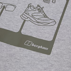 Hike Pack Short Sleeve Tee für Herren - Dunkelgrau