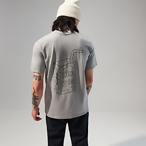 Mens Hike Juice Short Sleeve Tee - Dark Grey