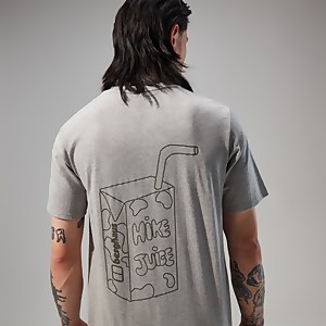Mens Hike Juice Short Sleeve Tee - Dark Grey