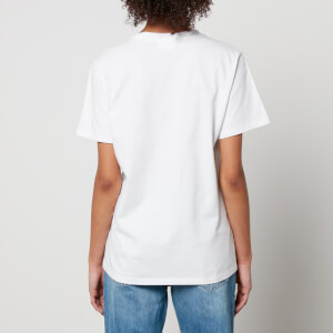MARANT ETOILE コットンジャージーTシャツ Marant Etoile Zoeline Logo-Print Cotton-Jersey T-Shirt - XS