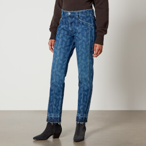 【送料&関税込】Marant Atoile Blue Cotton Sulanoa Jeans Marant Étoile Blue Cotton Sulanoa Jeans | italist