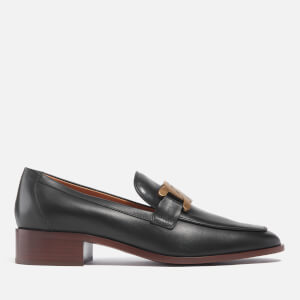 Leather Heeled Loafers