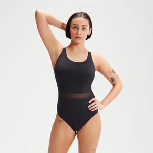 Maillot de bain Femme effet galbant LuniaGlow noir