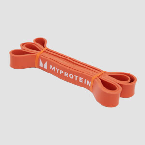 Myprotein ластик за съпротивление, единичен ластик, (11-36 кг) — тъмно оранжев