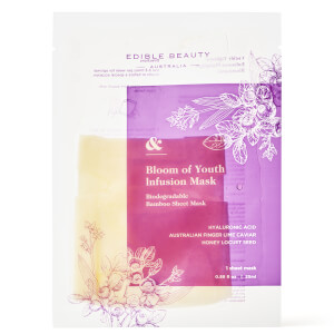 Edible Beauty & Bloom of Youth Infusion Mask - Single
