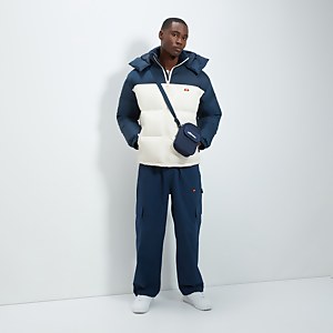 Men's Herald Padded Jacket Navy/Off White
