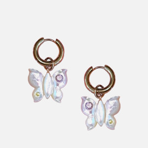 Notte Farfalla Glow Mother of Pearl Gold-Plated Earrings