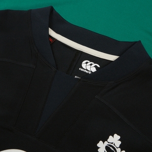 Mens Ireland Tech Drill Top Black/Green