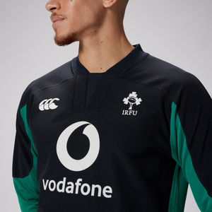 Mens Ireland Tech Drill Top Black/Green