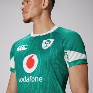 CANTERBURY IRE HOM TEST JERSEY AM GREEN/WHITE