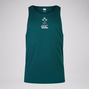 Mens Ireland Poly Training Singlet Green