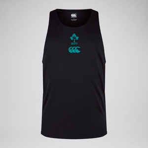 Mens Ireland Poly Training Singlet Black