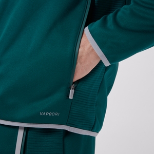 Mens Ireland Tech Full Zip Hoody Green/Grey