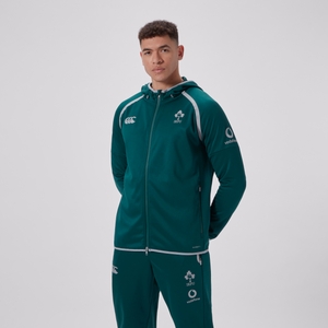 Mens Ireland Tech Full Zip Hoody Green/Grey
