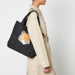 Maison Kitsune Fox Head Canvas Tote Bag Coggles