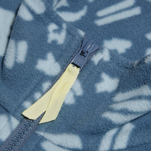 Unisex Prism Printed Trango Half Zip Fleece Blue