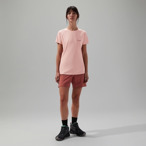 Women's 24/7 Crew Short Sleeve Tech Tee Pink