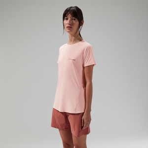 Women's 24/7 Crew Short Sleeve Tech Tee Pink