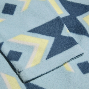 Unisex Prism Printed Trango Half Zip Fleece Blue