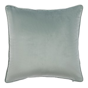 Plain Velvet Cushion - Sage - 43x43cm