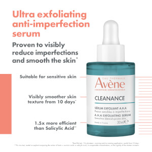 Avène Cleanance A.H.A Exfoliating Serum for Skin with Imperfections 30ml