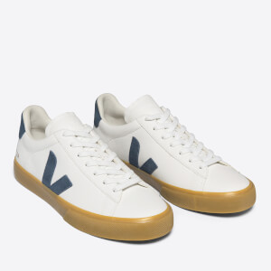 Veja Men's Campo Chrome Free Leather Trainers - Extra White/California/Natural
