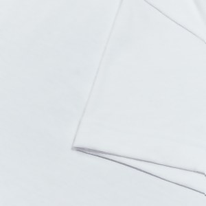 Womens Small Logo Cotton Tee White