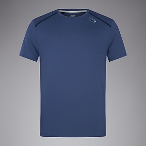 CANTERBURY COTTON/POLY SS TRAINING TEE AM BLUE