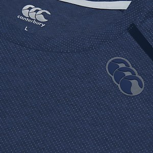 CANTERBURY COTTON/POLY SS TRAINING TEE AM BLUE
