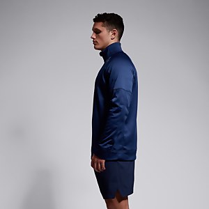 Mens 1/2 Zip Thermoreg Fleece Blue