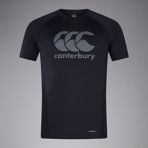 Mens Large Logo Superlight Tee Black