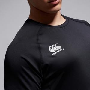 CANTERBURY SMALL LOGO SUPERLIGHT TEE AM BLACK