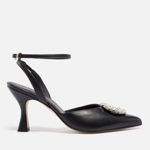 Cinderella Crystal Leather Heeled