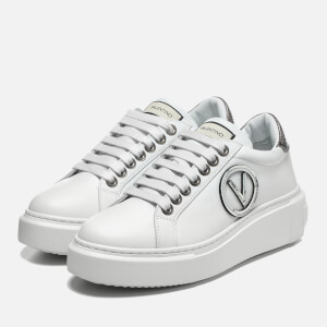 Valentino Women's Baraga S Leather Flatform Trainers - UK 3