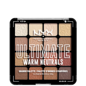 NYX Professional Makeup Ultimate Shadow Palette Vegan 16-Pan - Warm Neutrals